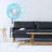 16 Inch Oscillating Stand Fan With Remote Control, Adjustable Height & 3 Speeds-121887145
