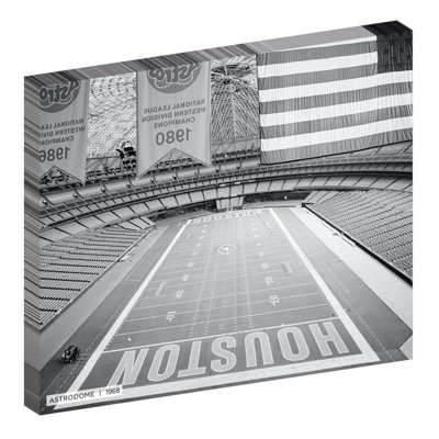 Astrodome, historique de Houston - reproduction de photo sur toile tendue