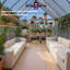 Serre en polycarbonate avec toit ventilé 10 x 10 pi-112387364