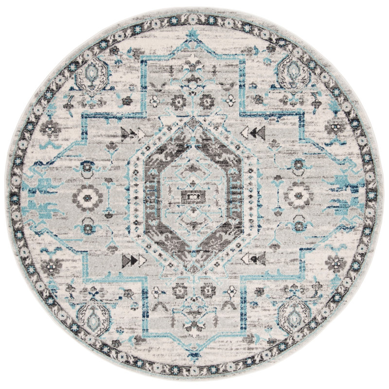 Madison 900 Performance Southwestern Rug, Round 6'7"