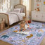 Tapis lavable pour salon moderne Goldene-345836068