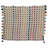 Soft Woven Cotton Throw with Tufted Dots and Tassels