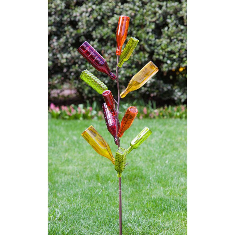 Baye Weather Resistant Metal Plants & Flowers Garden Art