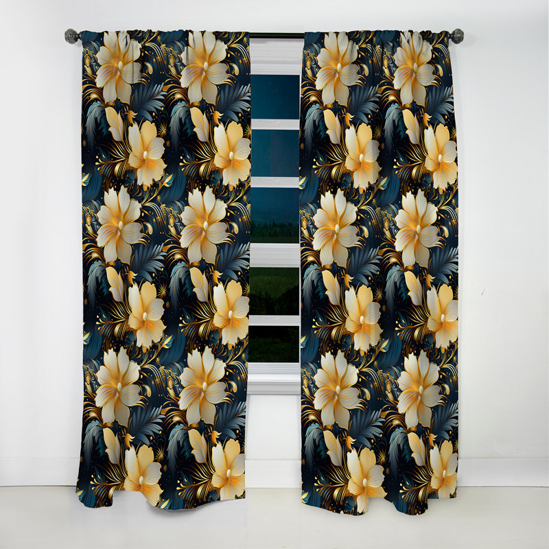 Motif tropical Celestial Tropics, L 52 po x L 120 po