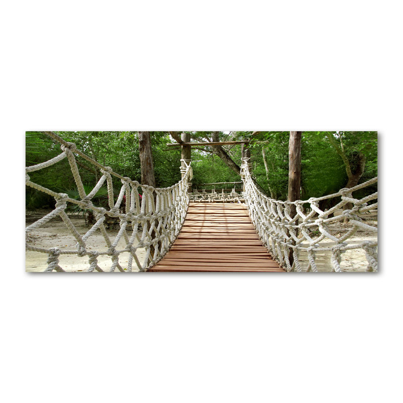 Rope Bridge - Print, Canvas, 50cm H x 125cm W x 2cm D