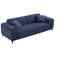 Canapé de style moderne Mid-Century 3 places avec 2 coussins extensibles en tissu rembourré pour bureau