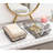 S/2 Rectangular Iron Trays,Black