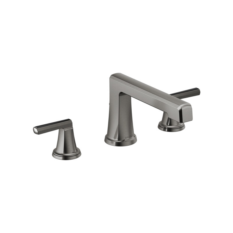 Levoir® Two-Handle Wall Mount Lavatory Faucet - Less Handles, Lever, Luxe Nickel