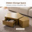 Ensemble de 2 tables basses Modern Geometric