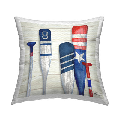 Striped Outdoor Throw Pillow