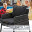 Chaise de patio avec coussin Isatou