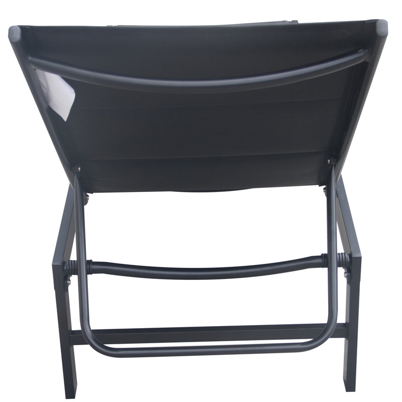 Chaise longue rembourrée simple