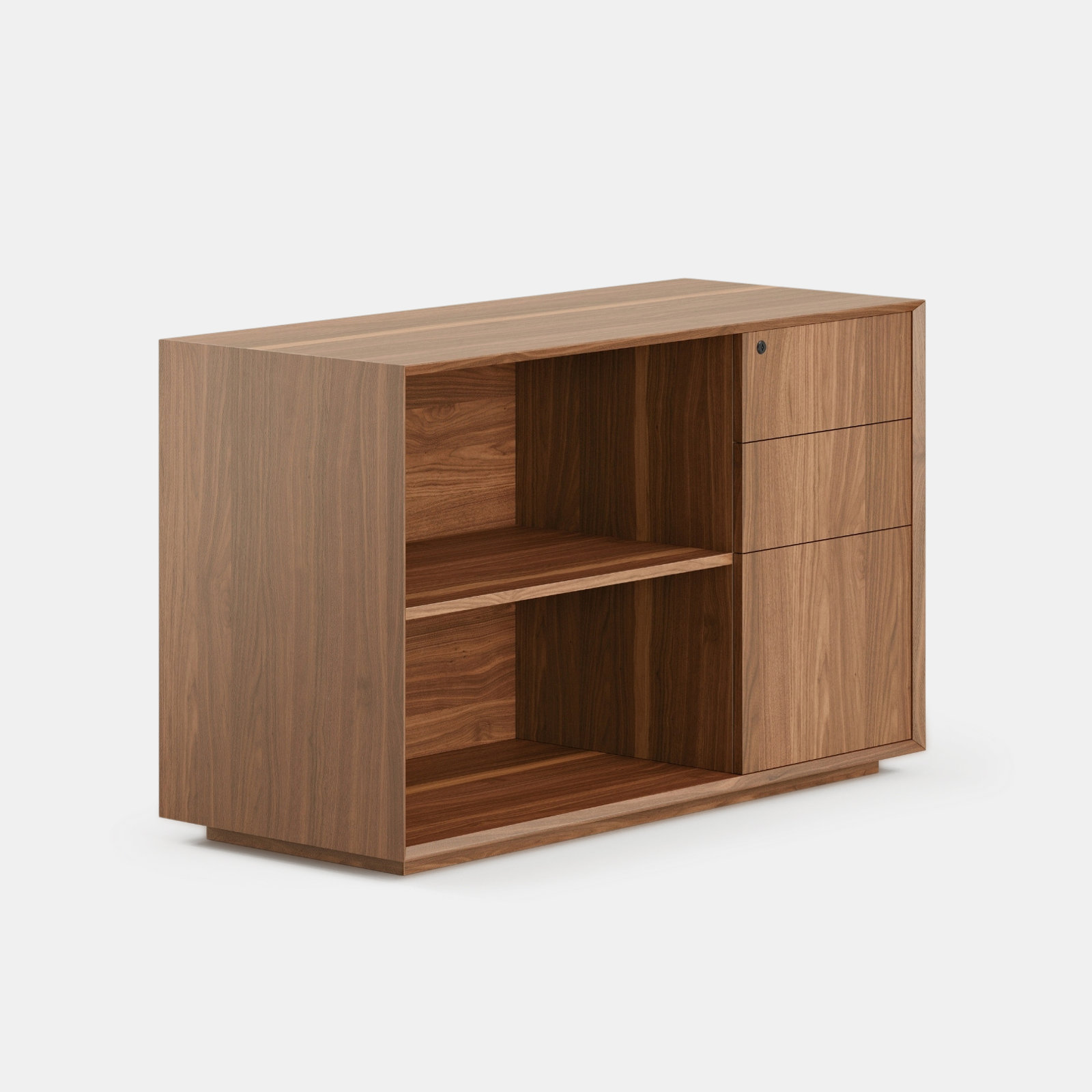 Credenza, Right, Walnut