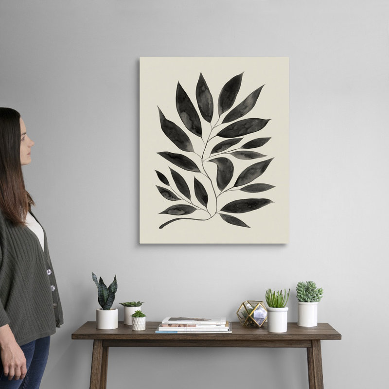 Art mural sur toile Branched Composition II, Toile tendue, H 30 po x l 24 po