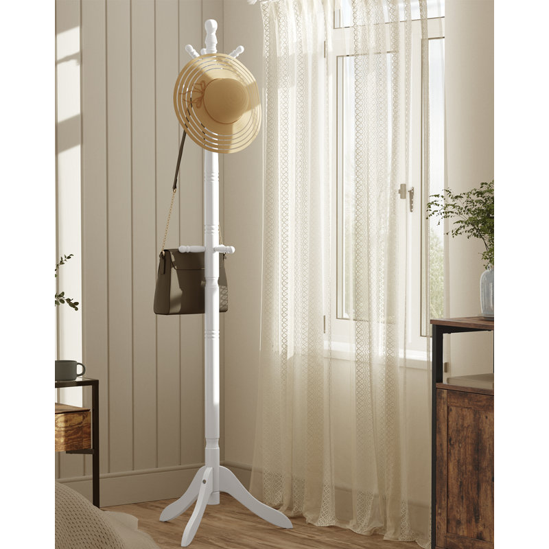 Freestanding 10 - Hook Coat Rack