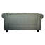 Causeuse Chesterfield à accoudoirs roulés 61 po Leite-1272641429