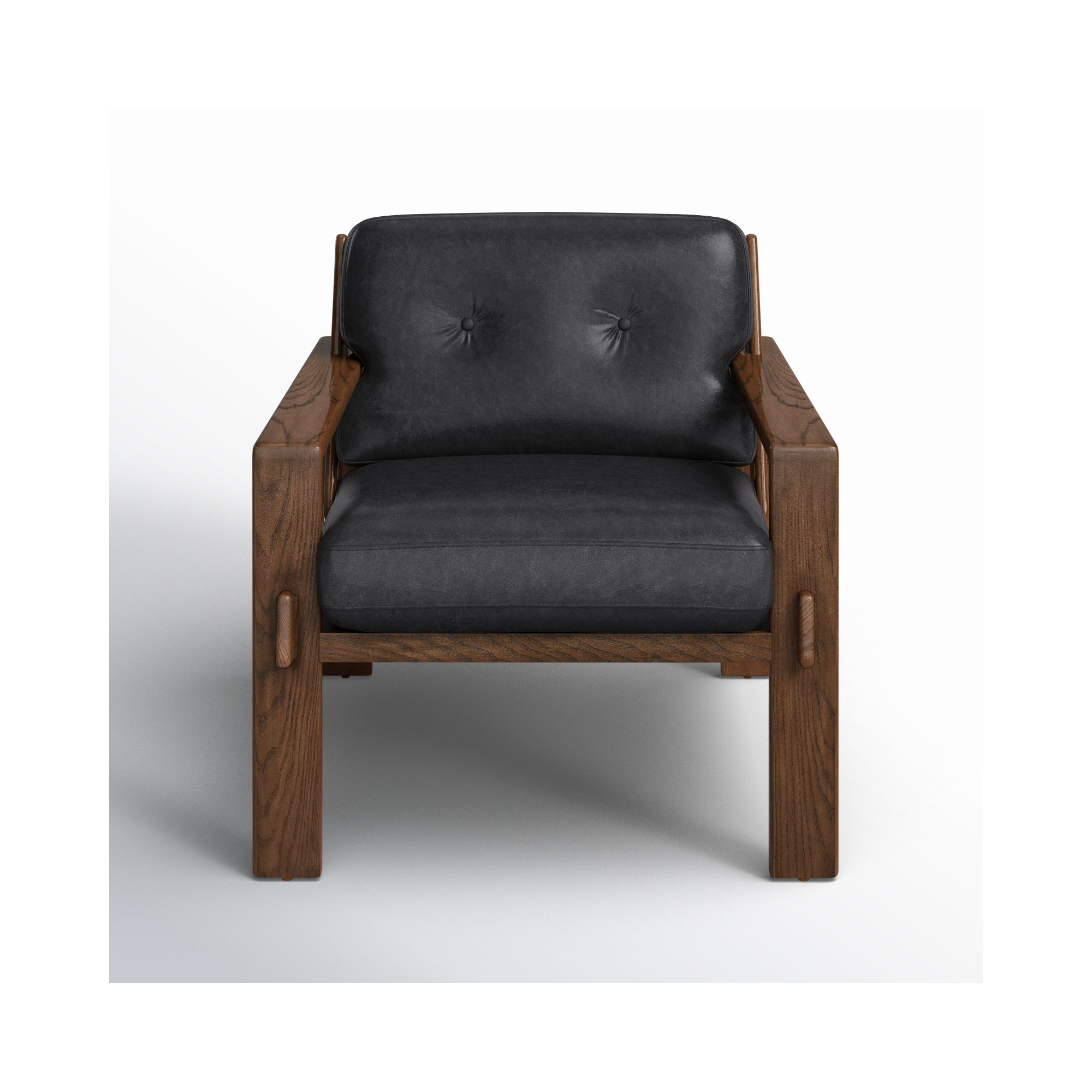 Glenbrook Upholstered Armchair, Onyx Black