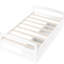 Lit plateforme simple avec deux tiroirs en blanc - Exquis & Space 2 Spacieux et attrayant
