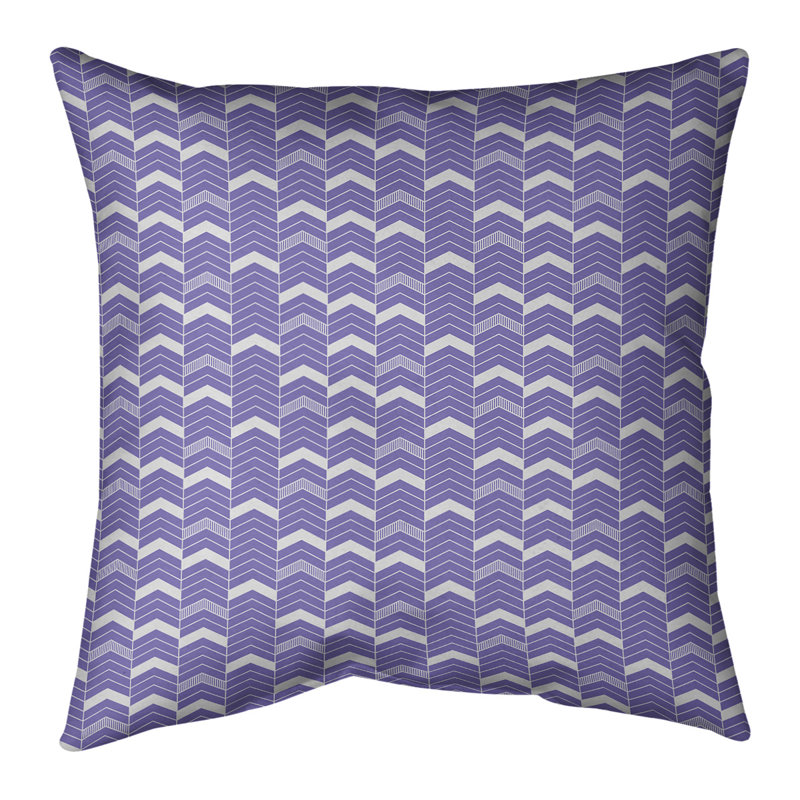 Housse de coussin Rhonda, 18 po x 18 po, Simple mauve, Sergé de coton