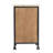 Rustic Nightstand with Drawer and 1-Door Cabinet