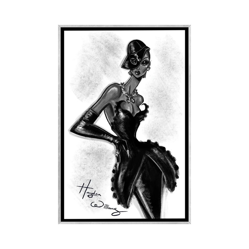 Sleek - reproduction d'art murale - toile encadrée, H 26 po x l 18 po, Impression sur toile flottante sans passe-partout