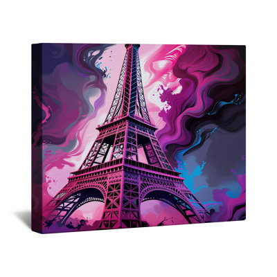 Eiffel Tower Canvas Gallery Wrap - Architecture Wall Decor in Many Sizes