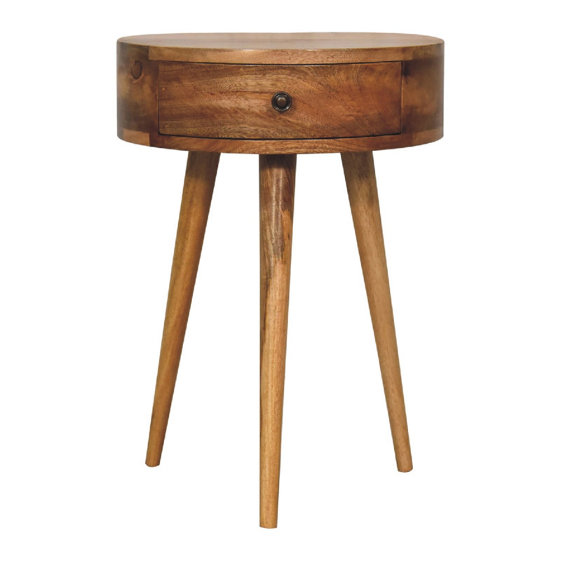 40cm W Solid Wood Bedside Table