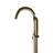 Floor Mounted Freestanding Single Handle Tub Filler Faucet Neptune - Brushed Gold-56785728-55866333