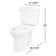 Drake® 1.28 GPF Water Efficient Elongated Two-Piece Toilet with Tornado Flush® (Seat Not Included)