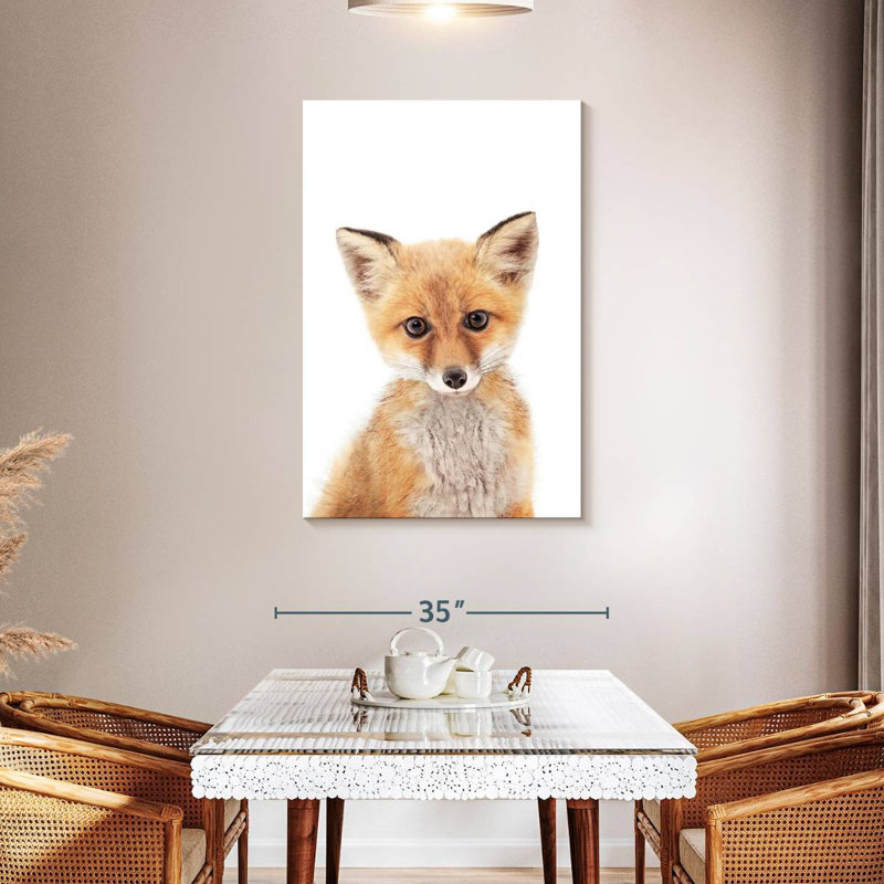 Brampt Baby Fox, 45" H x 30" W