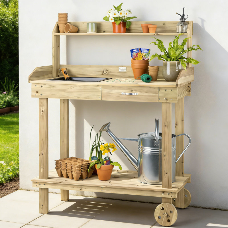 Manufactured Wood Potting Bench