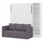 Lit escamotable avec canapé et tablettes Murphy