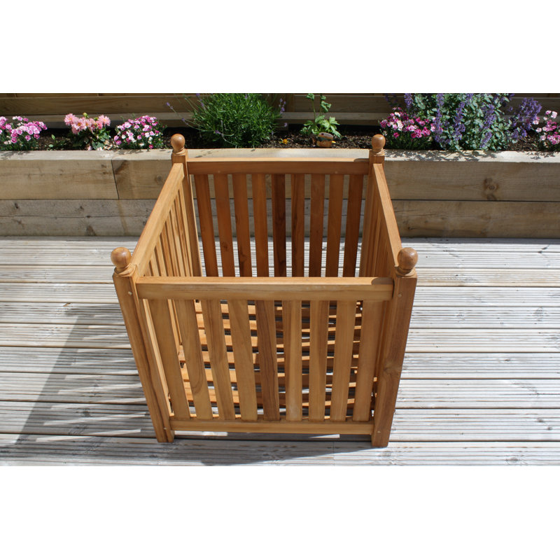 Veans Wood Planter Box, 45 cm H x 45 cm W x 45 cm D