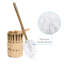 Haylie 6,54 po H Brosse de toilette et support autoportant-946457373