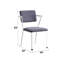Chaise de bureau rembourrée Prince avec structure en métal-1113678970