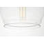 Luminaire suspendu en forme de dôme à 1 lumière Hendina -32007504
