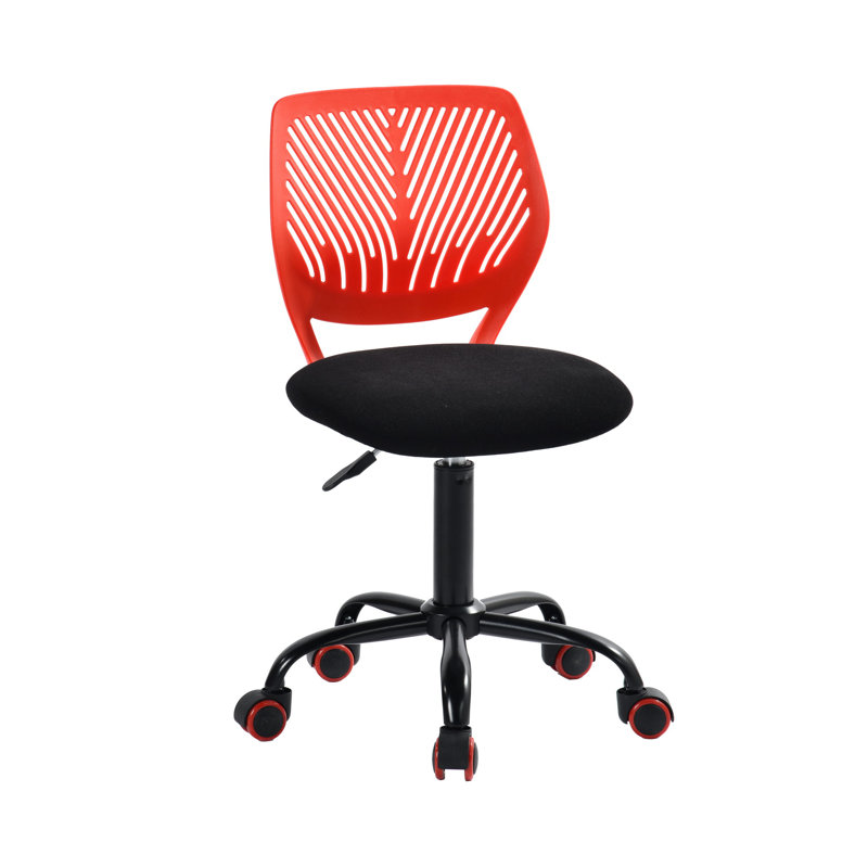 Chaise de bureau pivotante ajustable pour adolescent, Noir, noir, noir, noir, Noir, noir, noir, noir