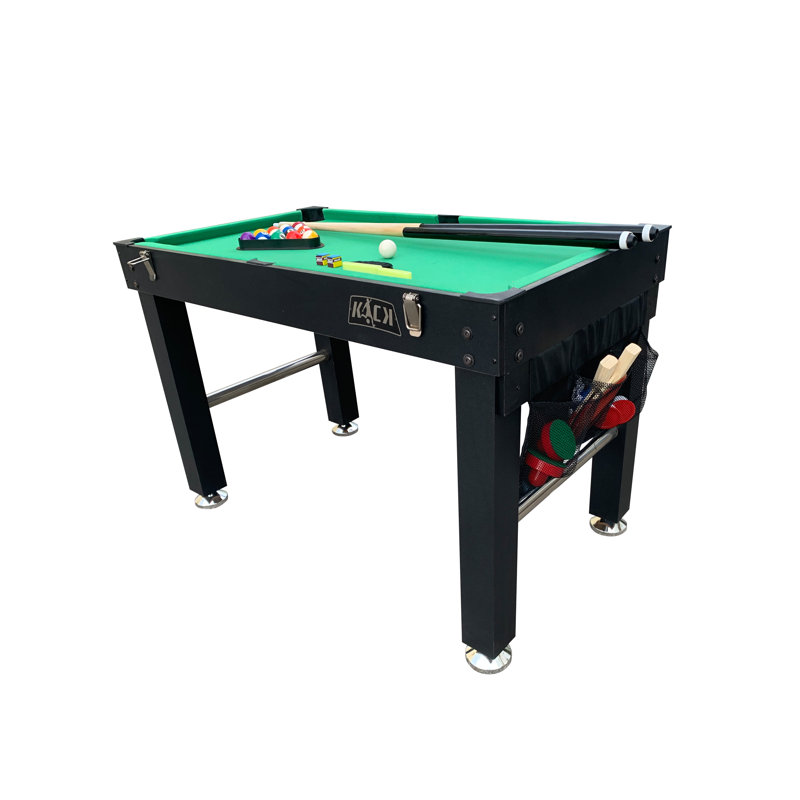 KICK Quad 4-In-1 Multi Game Table, Black