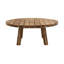 Table basse D35,6 x 14,6 po, bois d'acacia massif durable