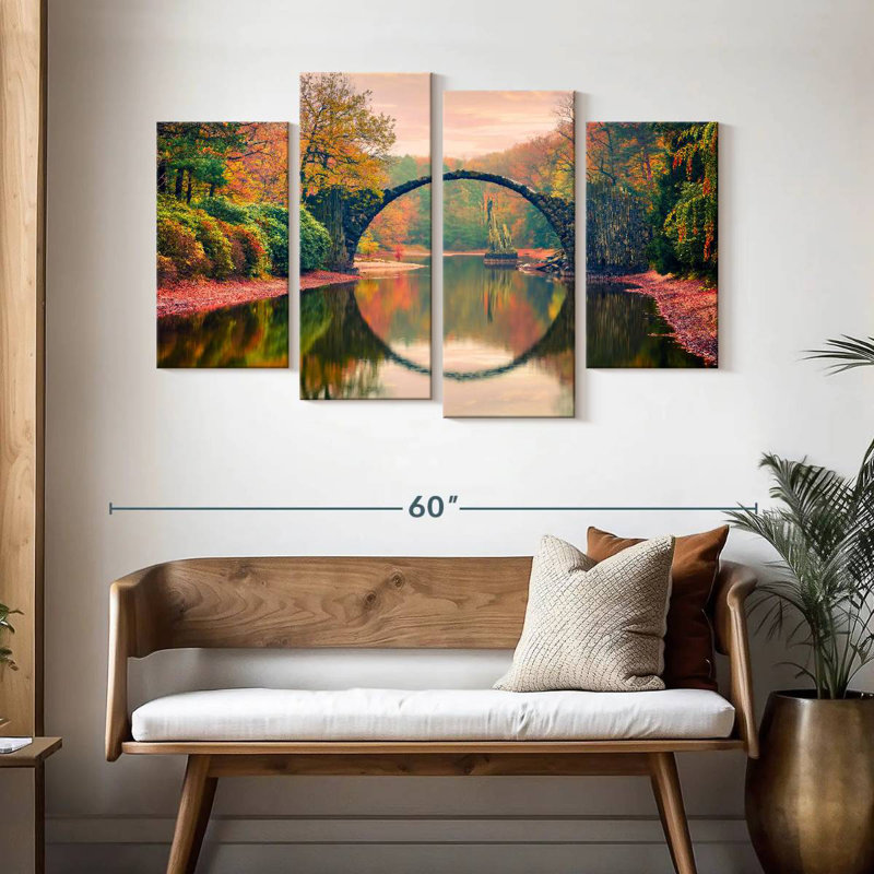 Lilie Devil's Bridge In Germany, 32" H x 52" W