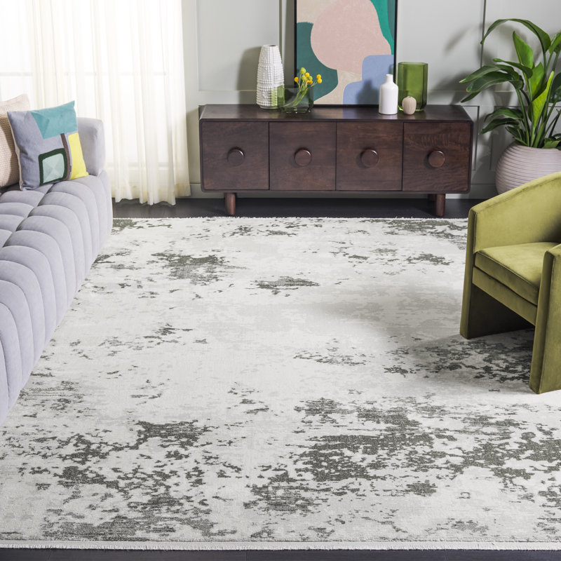 Tapis abstrait Erinmarie Performance, Rectangle 8 pi x 10 pi