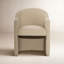 Thora Pine Upholstered Dining Chair, Sand-1872860472