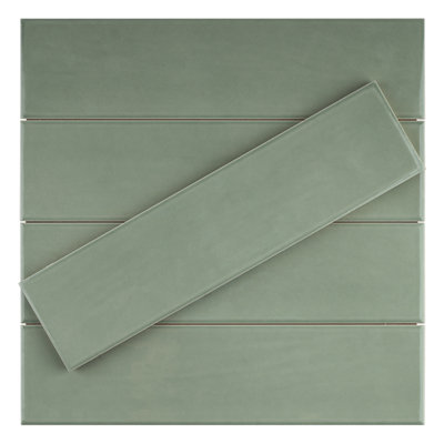Zarati 2.95 in. X 11.81 in. Polished Ceramic Subway Wall Tile