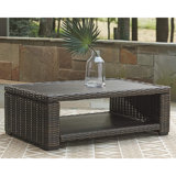 Table basse à 4 pieds avec rangement Blerta