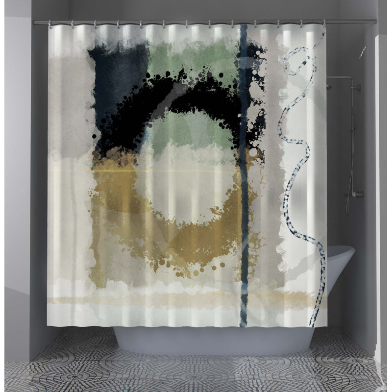 Abstract Shower Curtain