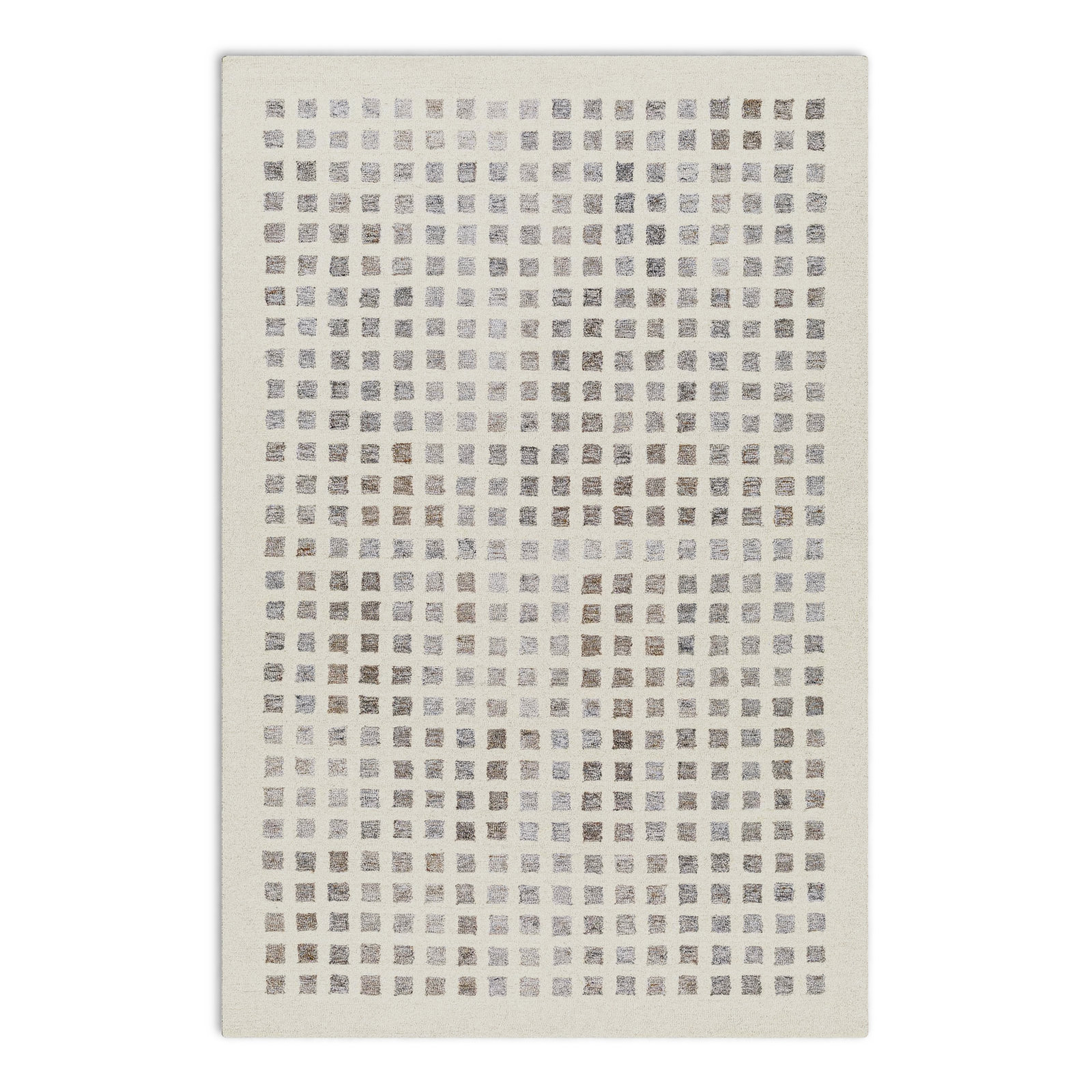 Sigrid Hand Tufted Brown, Beige Rug, Rectangle 5' x 7'6"