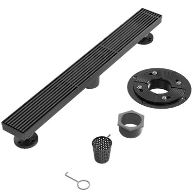 Drain de douche rectangulaire 24 "x 2,75"