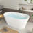54'' x 29'' Freestanding Soaking Acrylic Bathtub-81515704