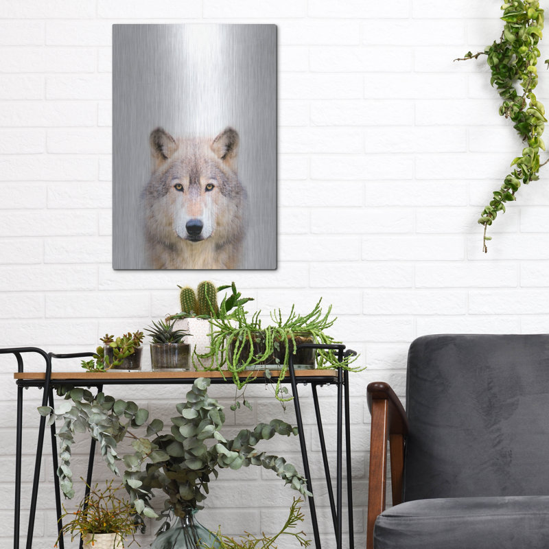 " Wolf " by Tai Prints, 16" H x 12" W