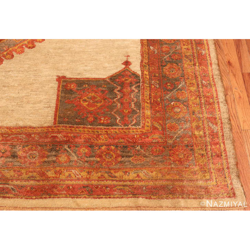 Tapis géométrique Oushak Angora